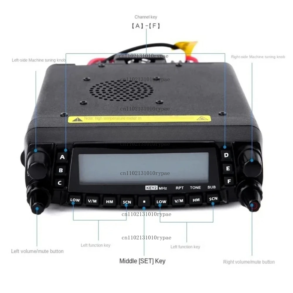 Latest Version  TH-9800 50W Quad Band 29/50/144/430MHz  2-Tone/5-Tone Mobile Transceiver
