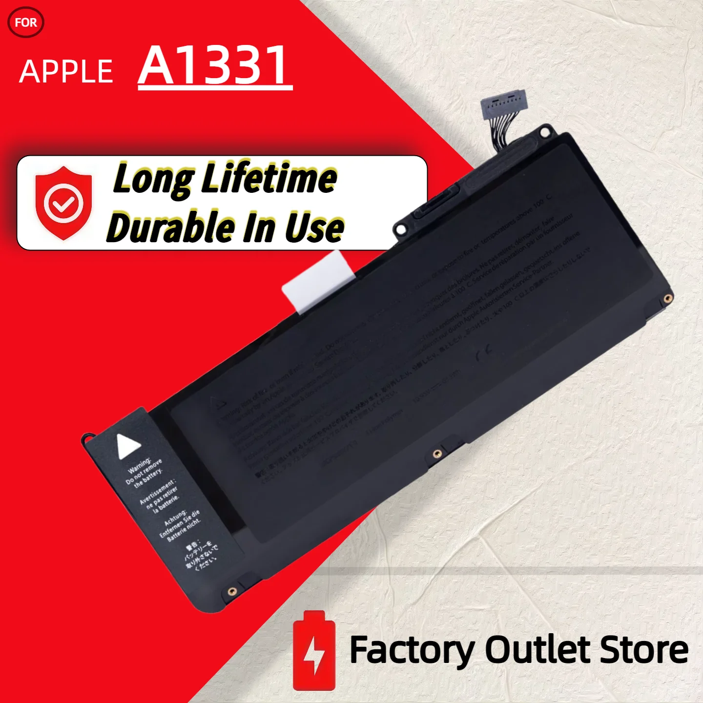 

Wholesale And Retail❗❗❗ A1331 Laptop Battery For Apple MacBook 13.3"A1342 Unibody MC207LL/A MC516LL/A 24M Warranty+Free Tool