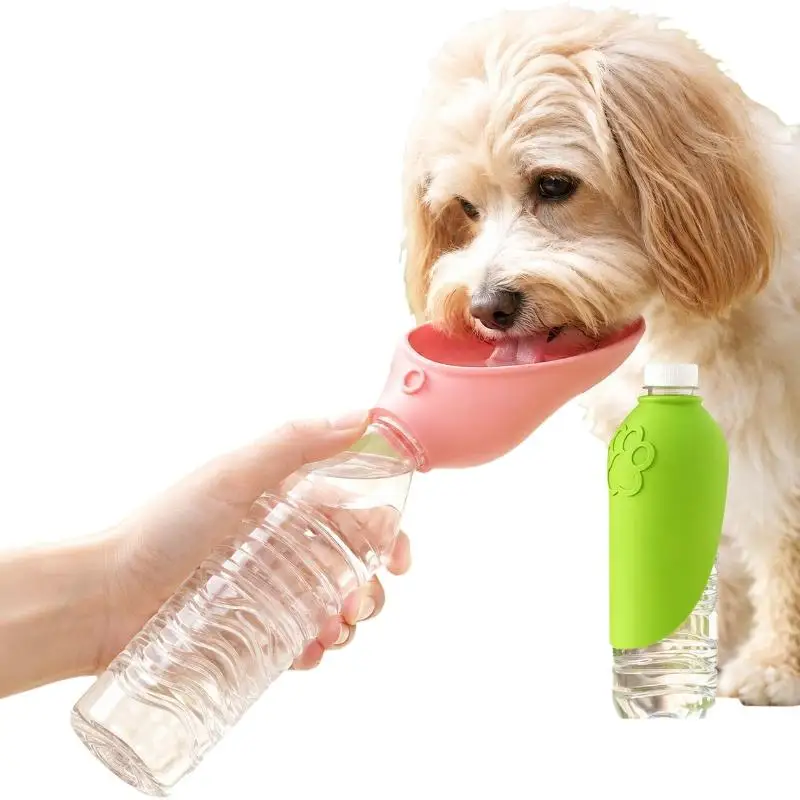 Outdoor Large Portable Pet Feeder Leakproof Dog Travel Water Bottle Silicone Drinking Bowl Durable Puppy Cat Walking Supplies
