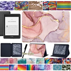 Étui en cuir pour tablette Amazon Kindle Paperwhite 1/2/3/4/Kindle 10th Isabel 2019/Kindle 8th Isabel 2016, coque de protection