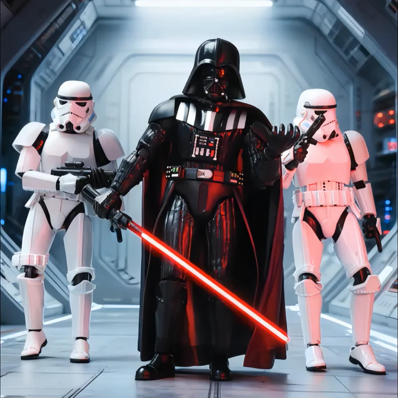 

Blokees Звездные войны Дарт Вейдер Анакин Скайуокер Имперский Штурмовик Имперская армия Фигурка За пределами версии Аниме Игрушки Подарки