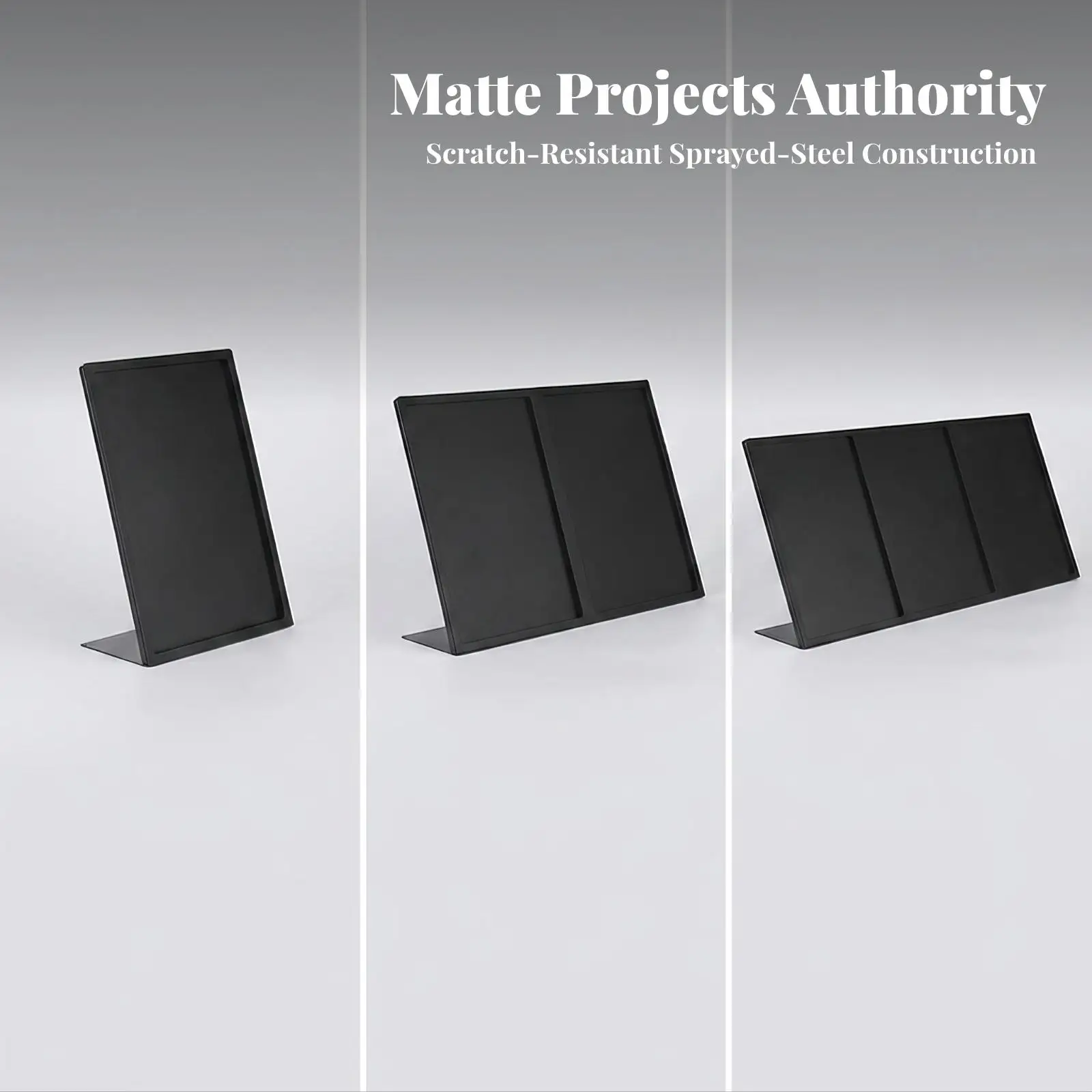 Desktop Menu Card Holder with Folding Leg for Restaurant Daily Specials Notice Display Stand