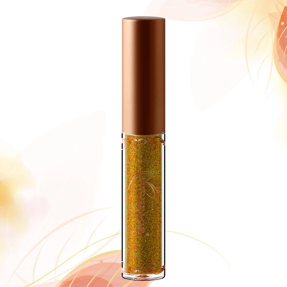 Delineador líquido metálico perolado brilhante glitter escova macia de secagem rápida à prova d'água maquiagem para os olhos caneta colorida