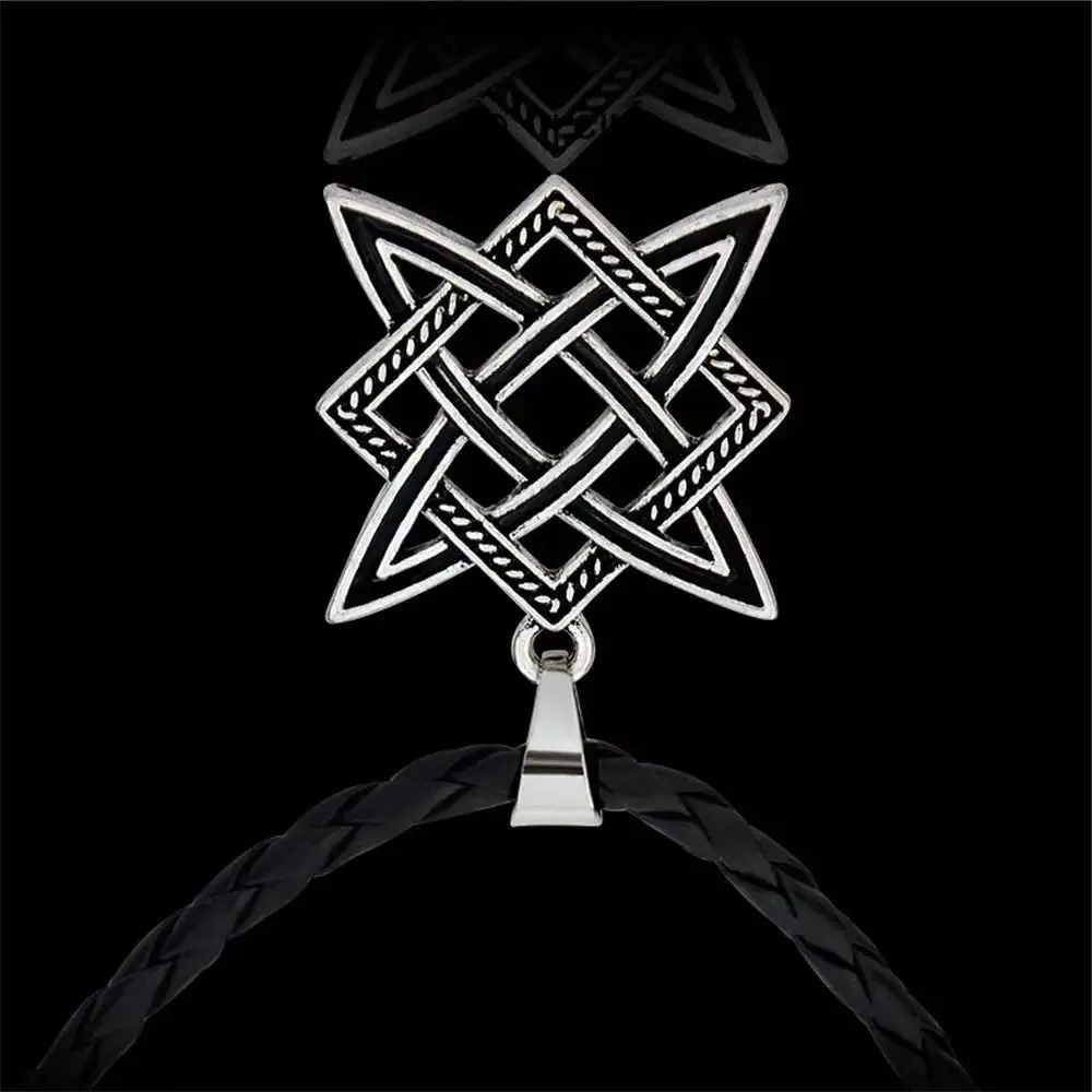 Slavic Norway Valknut Viking Svarog Square Pendant Star Rus Amulet Pendant Ancient Slavic Talisman Pendant Jewelry Pagan Hammer