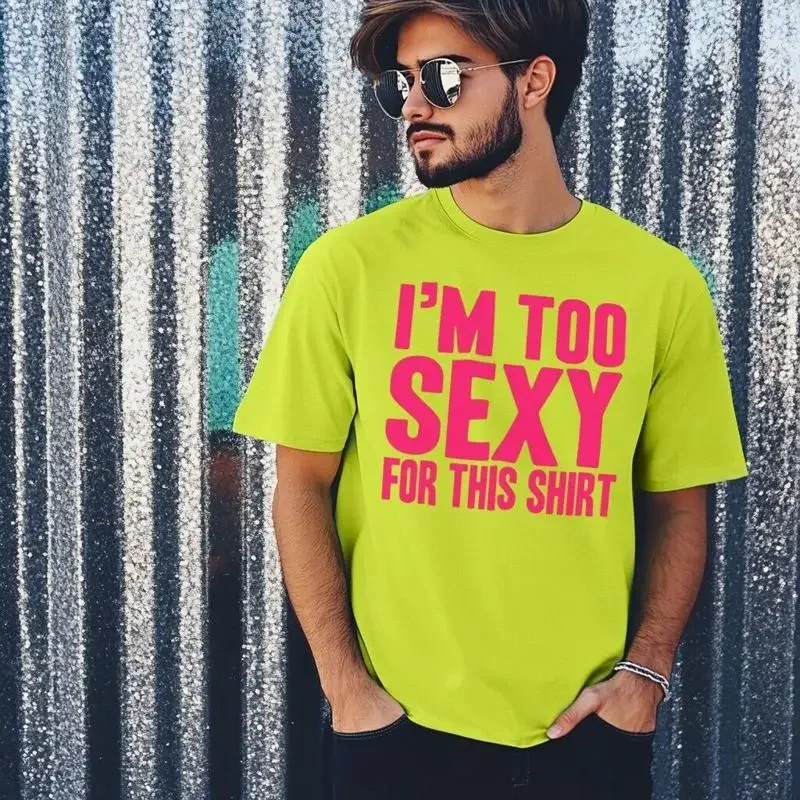 Im Too Sexy For My T Shirt Personalised Fancy Dress Weekend 90S Hen