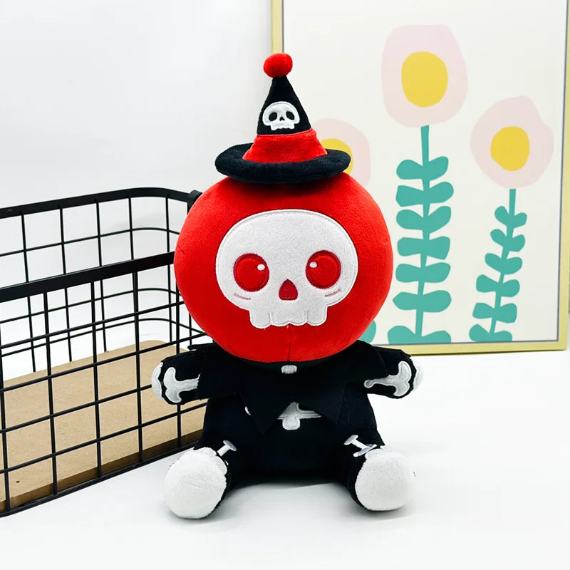 Halloween Party Decor Creepy Cute Apple Skeleton Plush Soft Stuffed Doll for Scary Home Decoration Gift The best gift