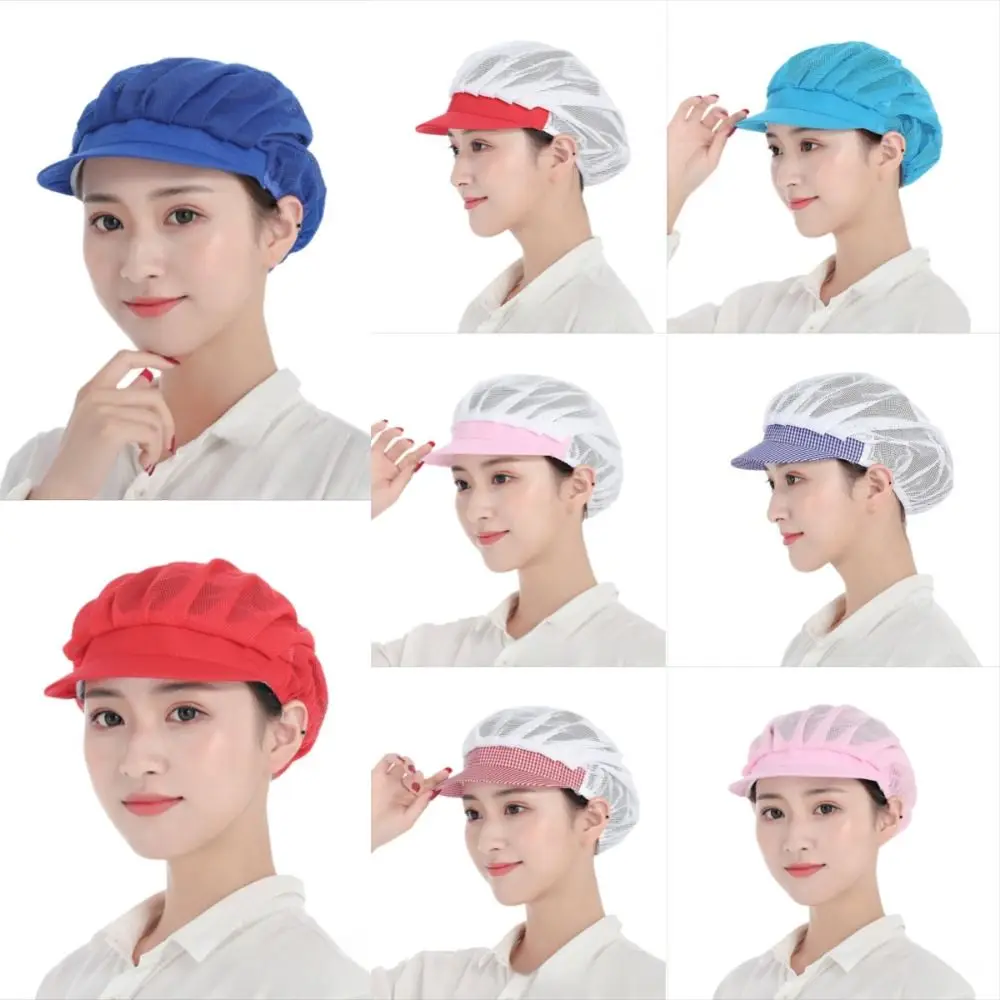Hygienic Design Chef Hat Smoke-Proof Dustproof Feature Cooking Cap Hairfall Prevention Oil-Resistant Dust-Proof Net Cap