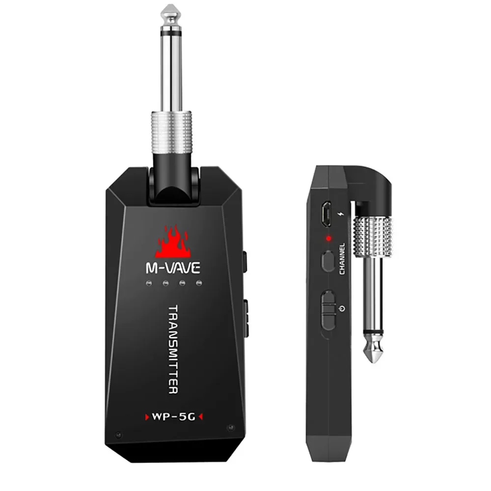 

M-VAVE 5.8G Wireless Guitar System Set Guitar Transmitter Receiver Audio Digital 30M Transmission for Guitar Bass stereo