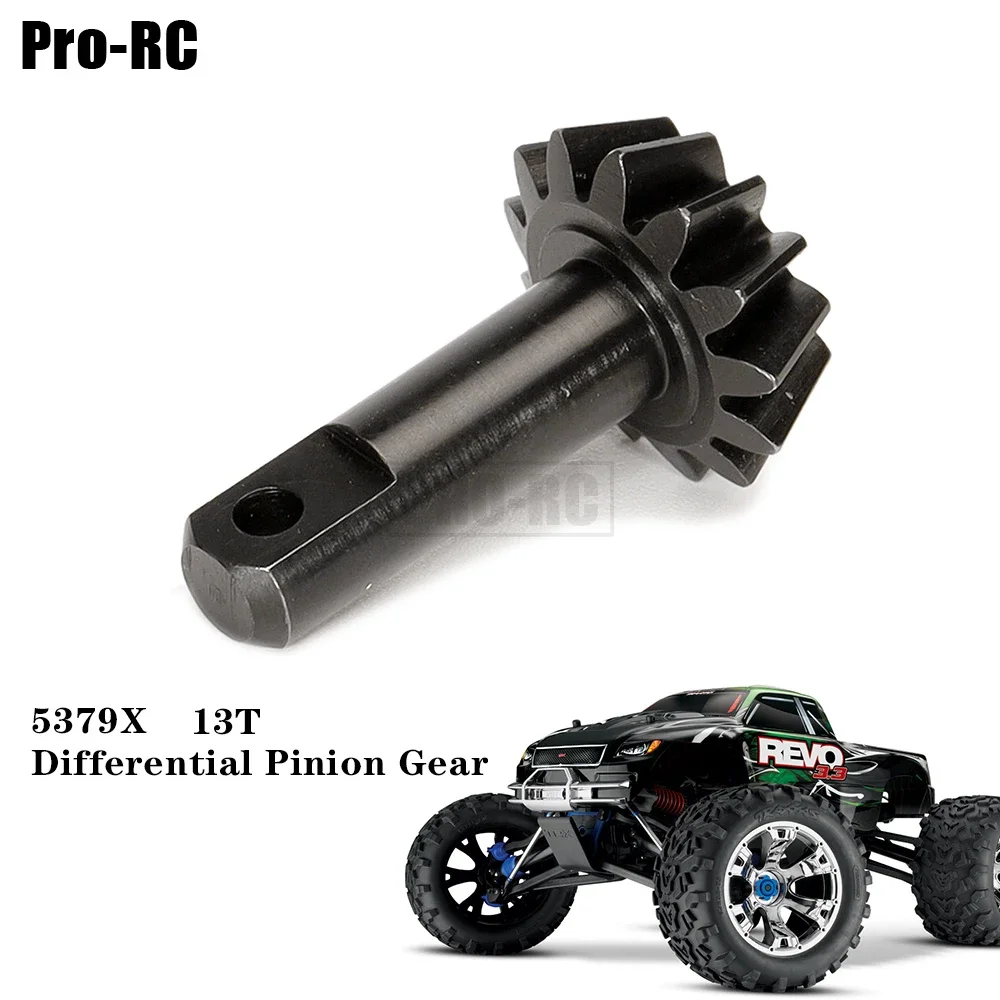 1Pcs 5379X 13T Hard Steel Differential Pinion Gear for 1/10 Traxxas Revo Hoss Summit Slayer T-Maxx Slash Rustler Stampede XO-1