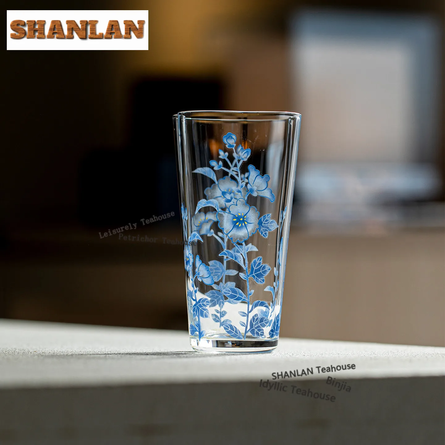 

175 мл Цветочная стеклянная чашка с облаком, чайная чаша, образец чайной чашки, чашка для дегустации чая, чашки Chazhan Master, чайные услуги, подарки, ремесло