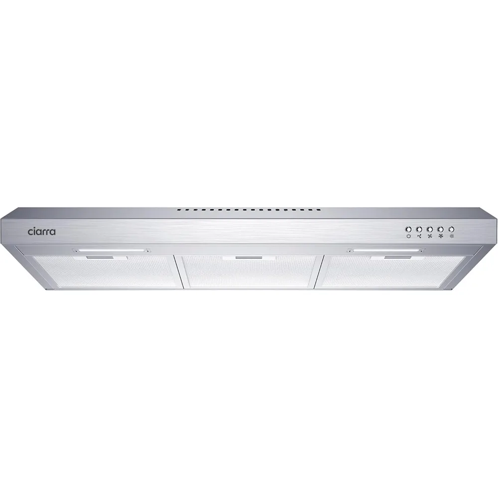 Ductless Range Hood 30 inch Under Cabinet Hood Vent for Kitchen Ducted and Ductless Convertible CAS75918A