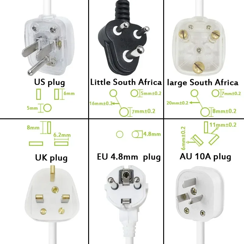 Regleta UE, Reino Unido, EE. UU., enchufe AU a China, adaptador de enchufe de CA, enchufe de cable de extensión con interruptor, luz indicadora, puerta de seguridad