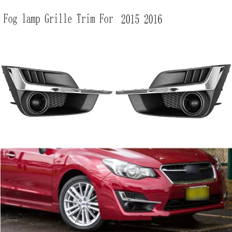 

Universall Front Bumper Fog Light Cover Fog Lamp Grille Trim For Subaru Impreza 2015 2016 57731FJ310