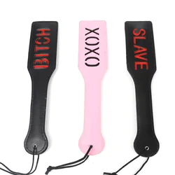 Bondage Boutique-látigo de caballo de cuero delgado para parejas y mujeres, látigo de caballo, azotes de poni, anudado, fetiche de pestañas BDSM, producto sexual