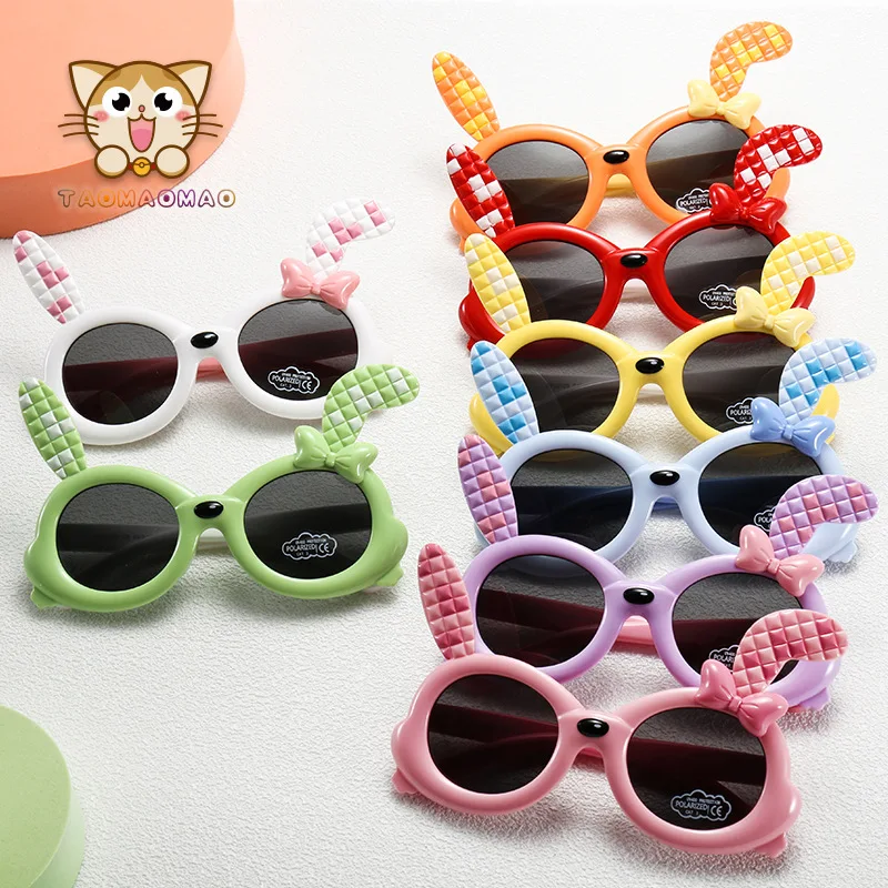 Cartoon Puppy  Polarized KIDS Sun Glasses Cute Cosplay Design Suitable for 2~10 Boy's &Girls Sunshade Eyewear UV400