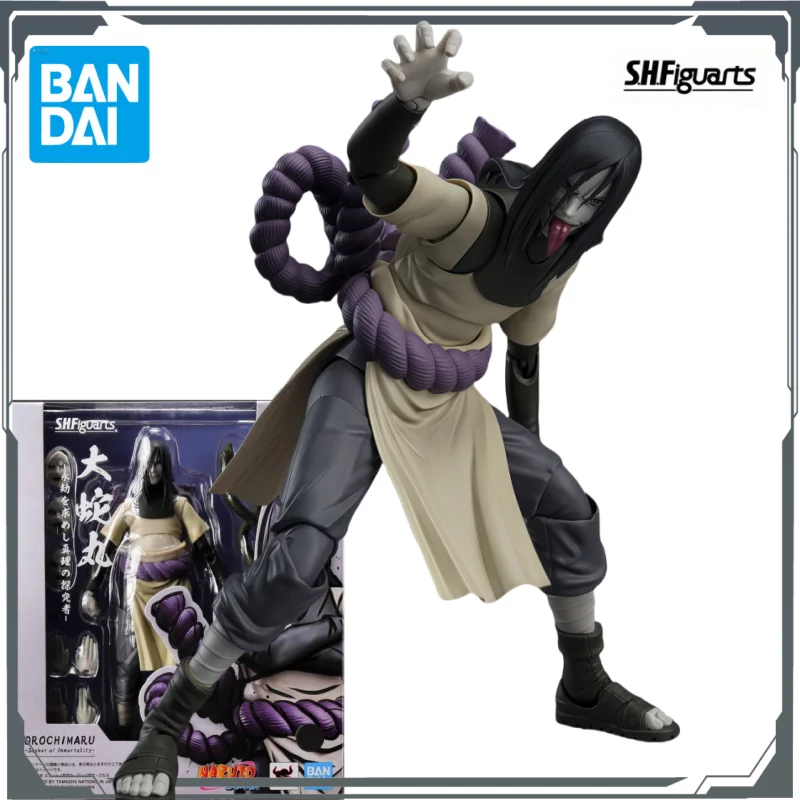 

Bandai Original SHF Naruto Series Orochimaru - Permanent Seeker of Truth - Anime Mobile Doll Handmade Model Toy Boy Model Gift