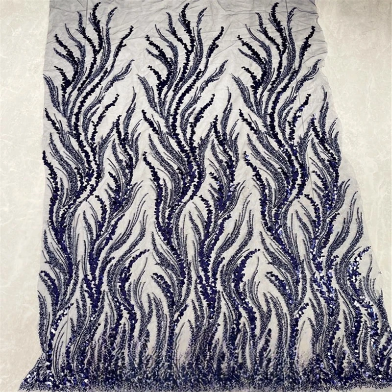 

New red, white, green, gold heavy industry bead sequin embroidery wedding dress lace fabric performance dress lace accessories