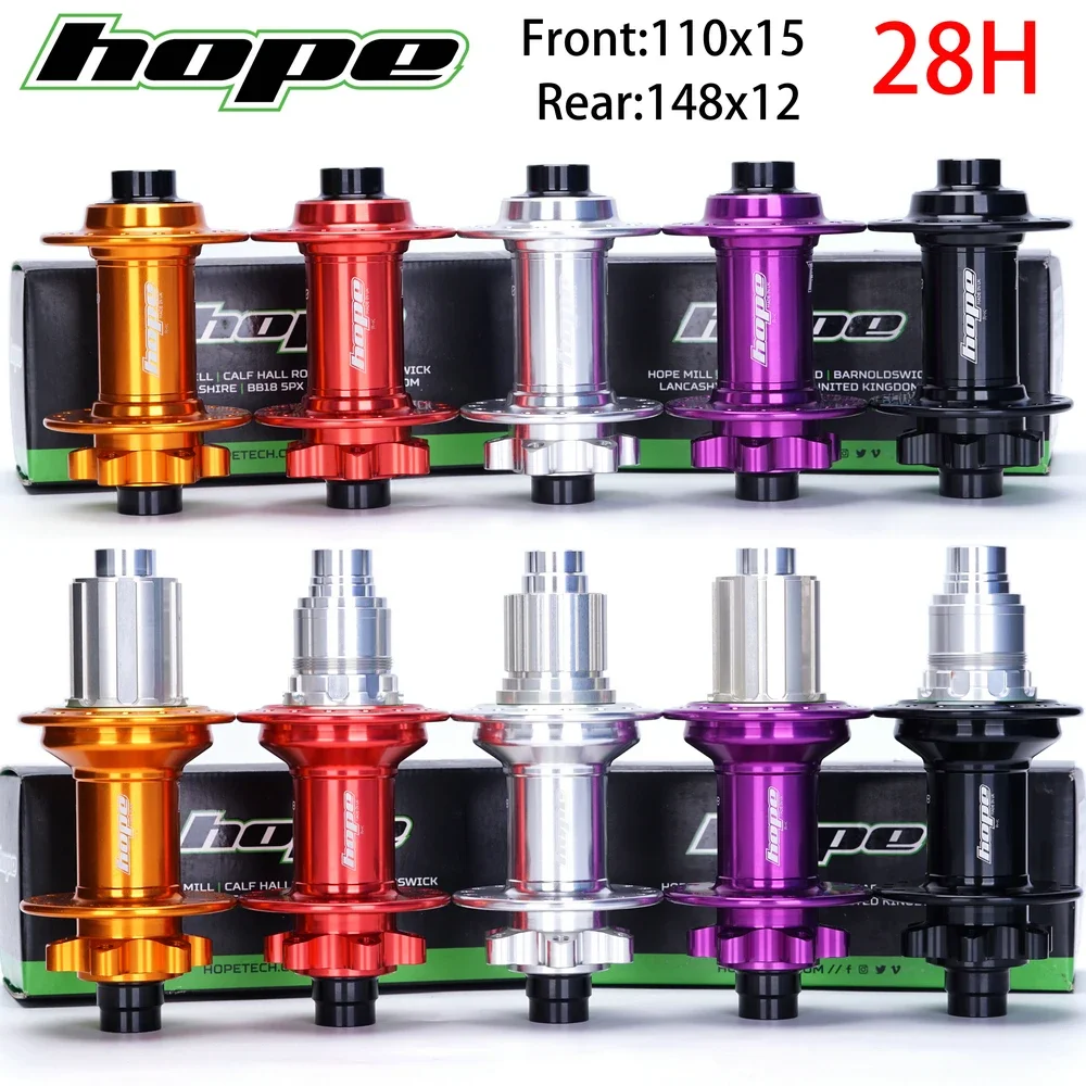 

HOPE Pro 4 Hub Front 32H QR 20x110/15x100 Rear 12x142 Boost 12x148 / XD aluminum alloy forging CNC for DH AM FR ENDURO