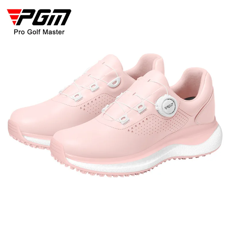 

PGM Женские туфли для гольфа Осень-зима Водонепроницаемые спортивные кроссовки с увеличенной амортизацией и высокой эластичностью XZ444