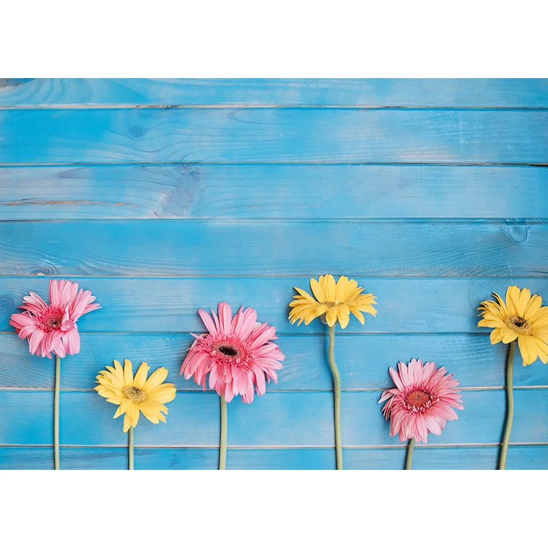 خلفيات للتصوير الفوتوغرافي من القماش الفني ، ألواح زهور وخشب موضوع ، خلفية استوديو الصور ،