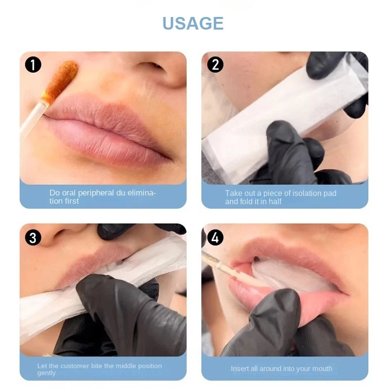 30 PCS Micro-embroidery PDH Oral Barrier Pads Disposable Sanitary Pads Tattoo Artist Protective Pads Tattoo Oral Supplies
