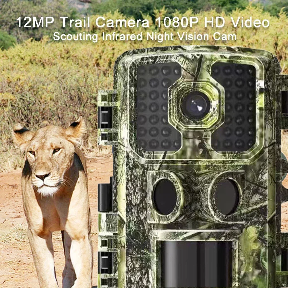 

Outdoor Trail Camera 16MP 4K HD Waterproof Cam Night Vision Wildlife Monitor Hunting Sport Video Recorder Security Surveillance