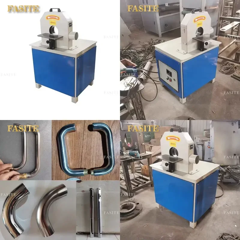 For Stainless Steel Pipe Belt Sander Bend Tube Grinding Polishing Machine High Performance Metal Pipe Tool