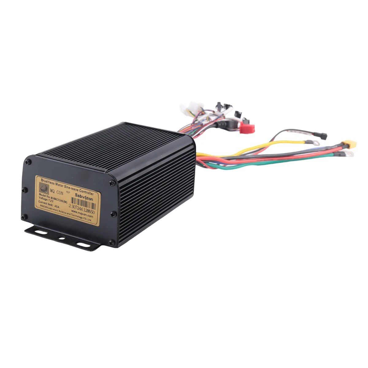 36V 48V 60V 72V 1500-2000W โปรแกรม 45A Sabvoton Sine Wave Controller UART APT1.3DW โปรโตคอลสําหรับ UKC-1 จอแสดงผล