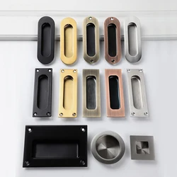 Stainless Steel Concealed Handle Built-in Concealed Sliding Door Sliding Door Drawer Handle Built-in Black Gold Handle Bronze