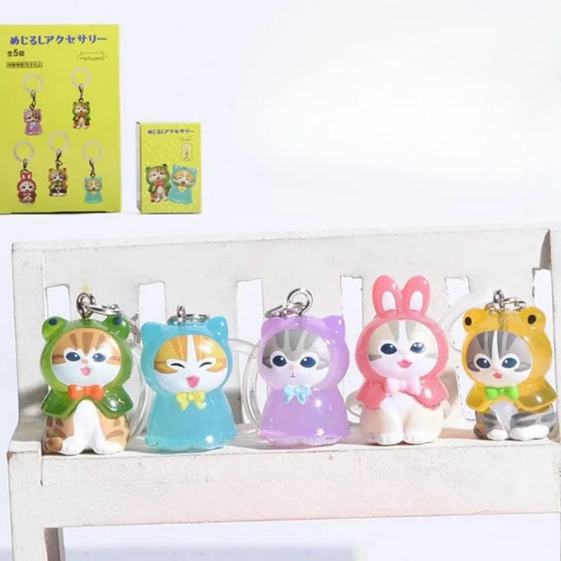 

Витая бирка в форме яйца, Маленькая вещь, дождевик в форме кота Mofusand Cat Fortune, декоративная подвеска в форме кота, маленькое подвесное украшение, подарок