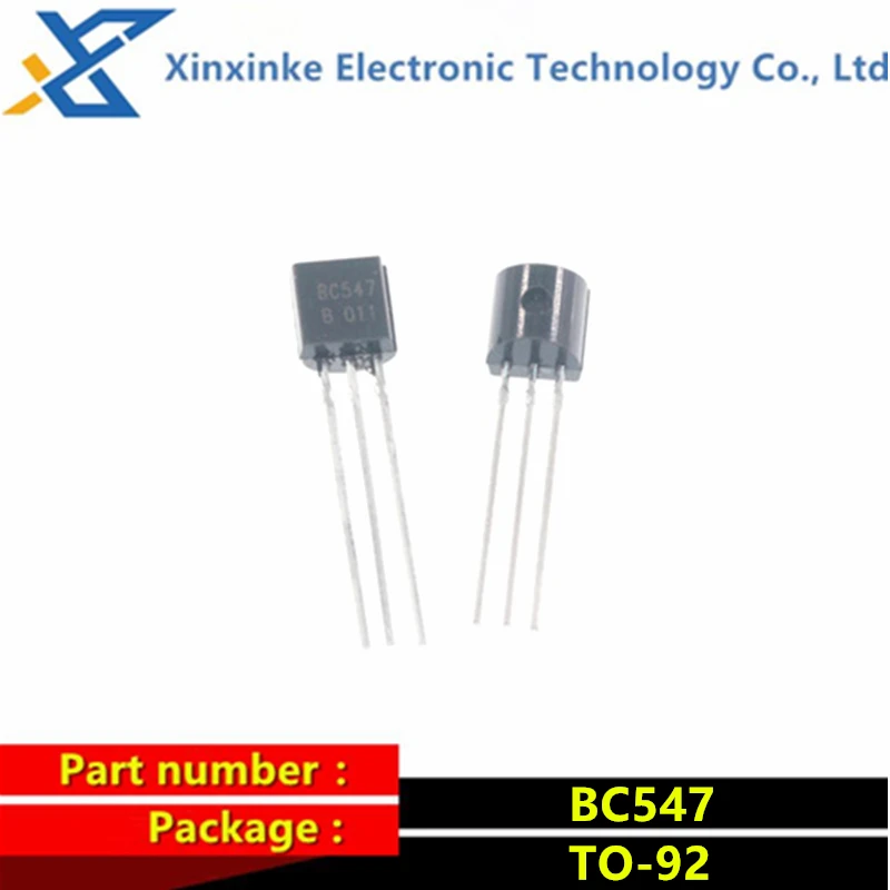 100PCS BC557 BC547 BC548 BC549 TO-92 45V/0.1A NPN PNP Triode NPN Power Transistor