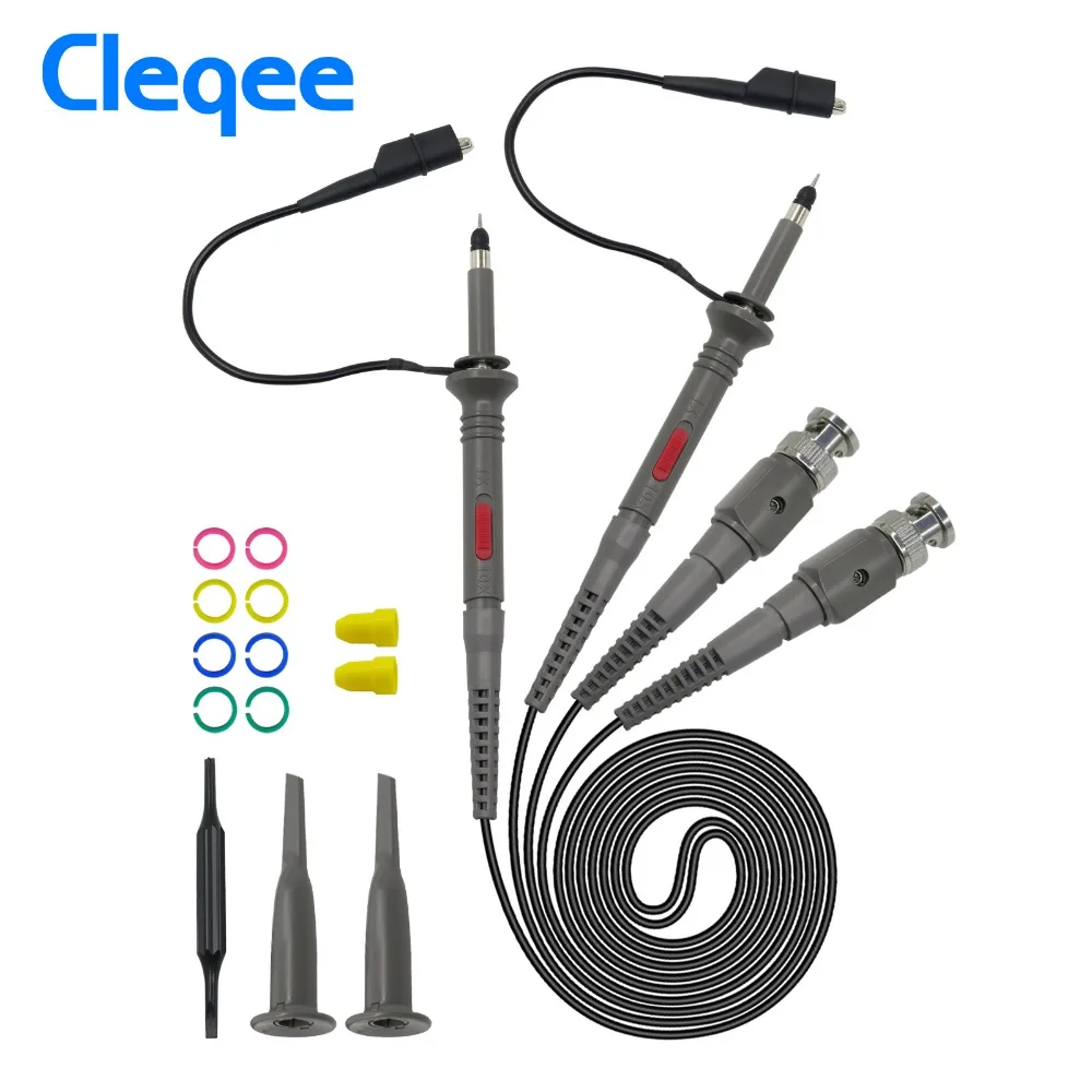 P6100 Oscilloscope Probe Kit DC-100MHz Scope Clip Test Probe 100MHz  X1/X10 For osciloscopio wholesale