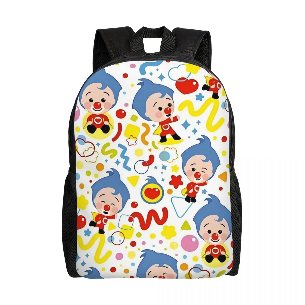 

Custom P-Plims P-Plims Backpacks for Men Women Waterproof College School BeenSmile Clown Bag Print Bookbags