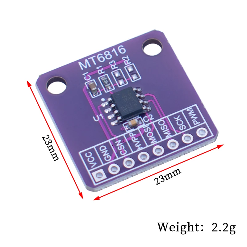 WAVGAT MT6816 High-speed And High-precision Magnetic Encoder Magnetic Induction Angle Measurement Sensor Module