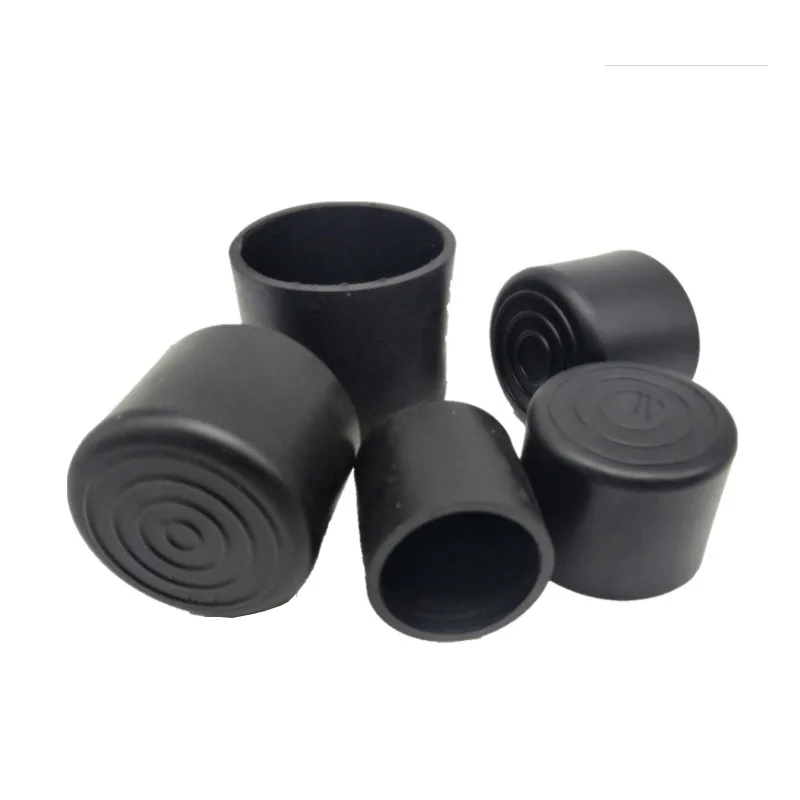 Round Chair Leg Caps PVC Furniture Feet Pads Non-Slip Covers Floor Protectors Pads Non-slip Table Bottom Cover Diameter 6mm~80mm