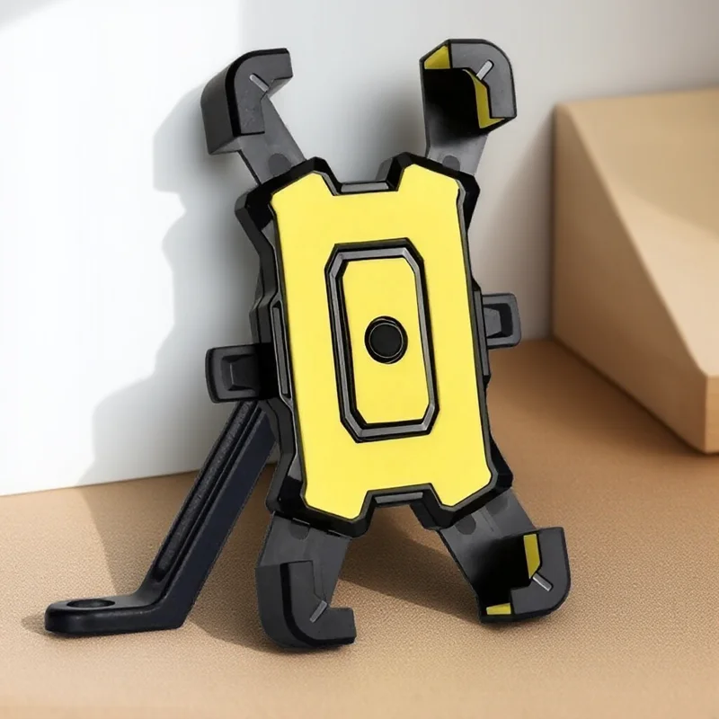 

1PC Auto Lock Bicycle Phone Holder Motorcycle Cellphone Mount Easy Open Secure Support for Navigation Accessories