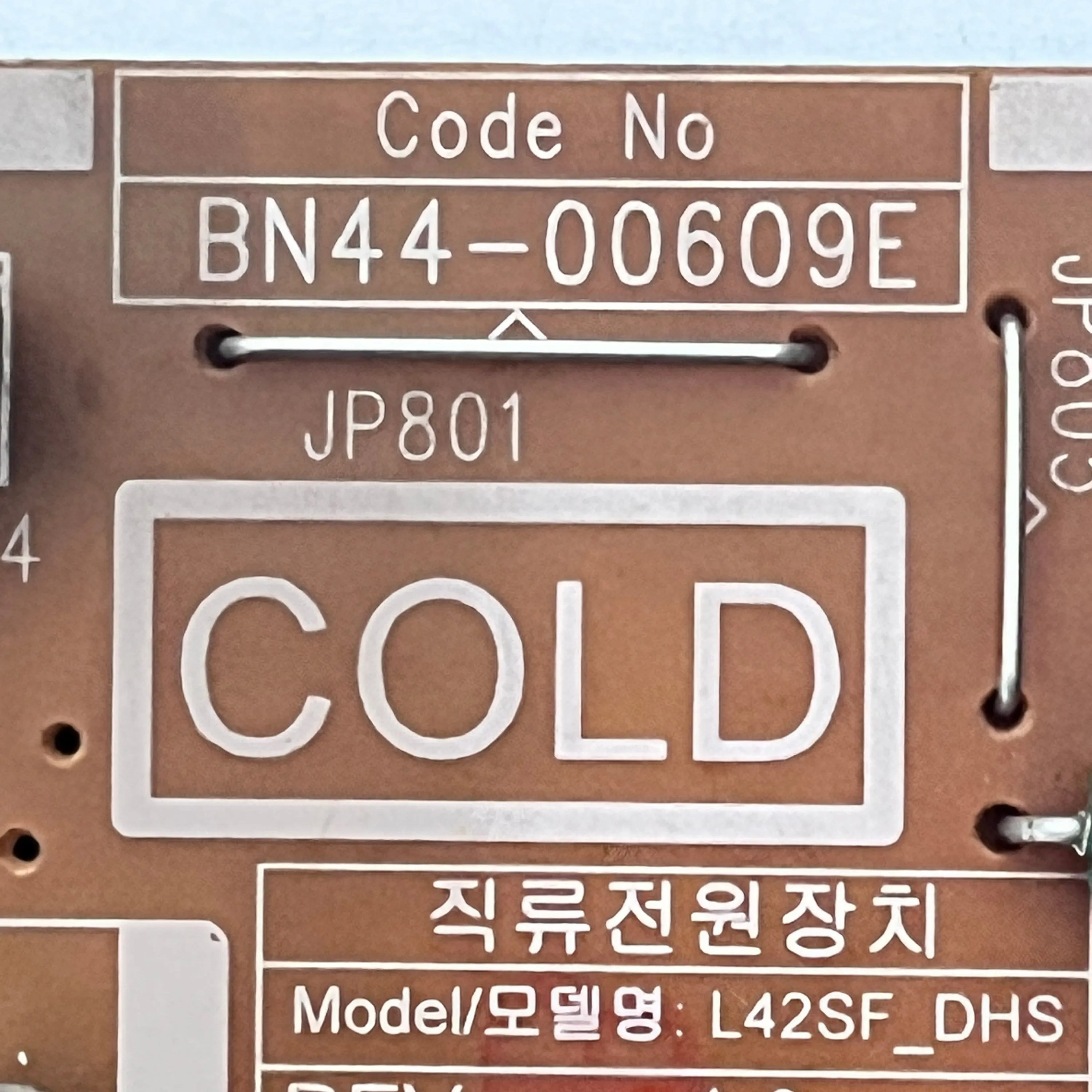 Original TV Power Supply Board, usado para TVs LCD, UN40F5000AFXZA, BN44-00609F, BN44-00609A, UN40F5000AFXZA