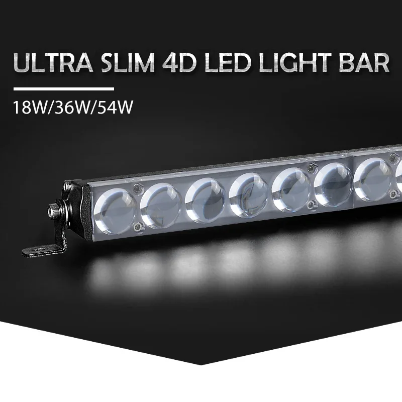 Slim 4D Lens LED Light Bar 7\