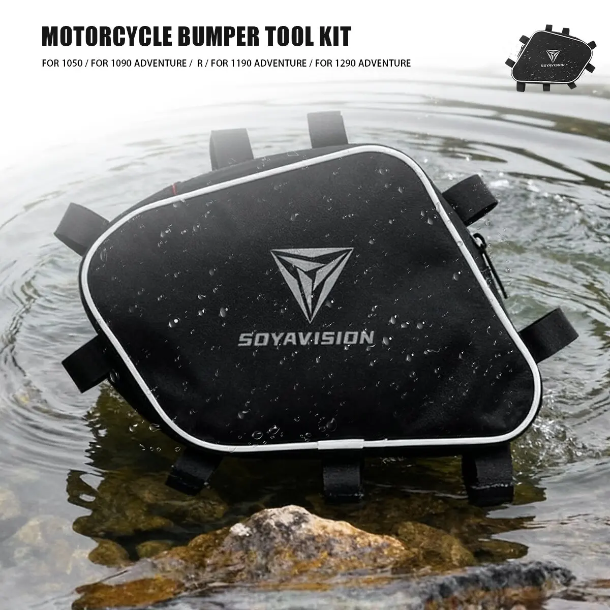 Motorcycle Bumper Frame Bags Repair Tool Placement Waterproof Package Toolbox For 1050 1090 1190 1290 Adventure Crash Bars Bag