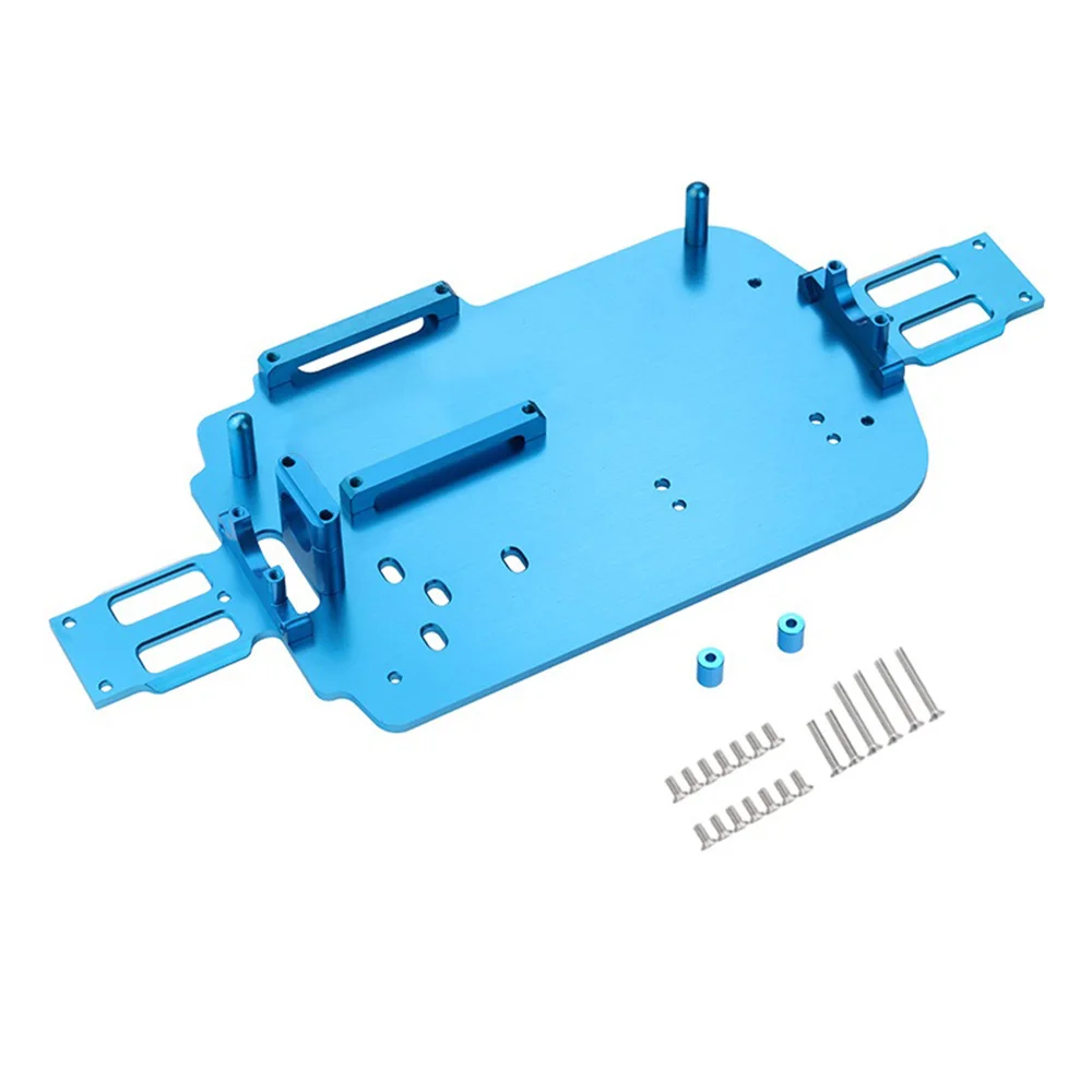 ABMO Upgrade Metal Chassis Parts for A949 A959 A969 A979 K929 A959-B A969-B A979-B K929-B 1/18 RC Car Accessories,Blue