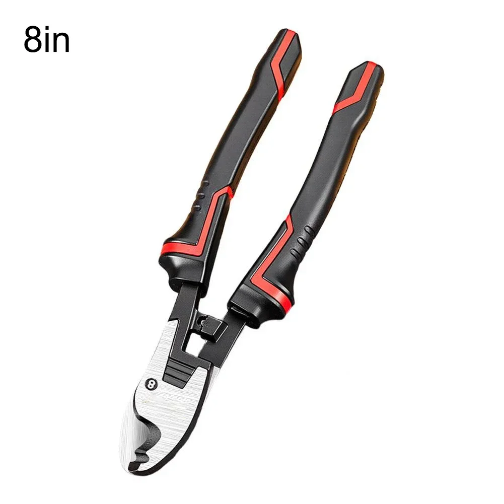Industrial Grade Cable Cutter 6810 Inch Heavy Duty Wire Stripping Tool with Rubber Coated Handle for Durable Cutting