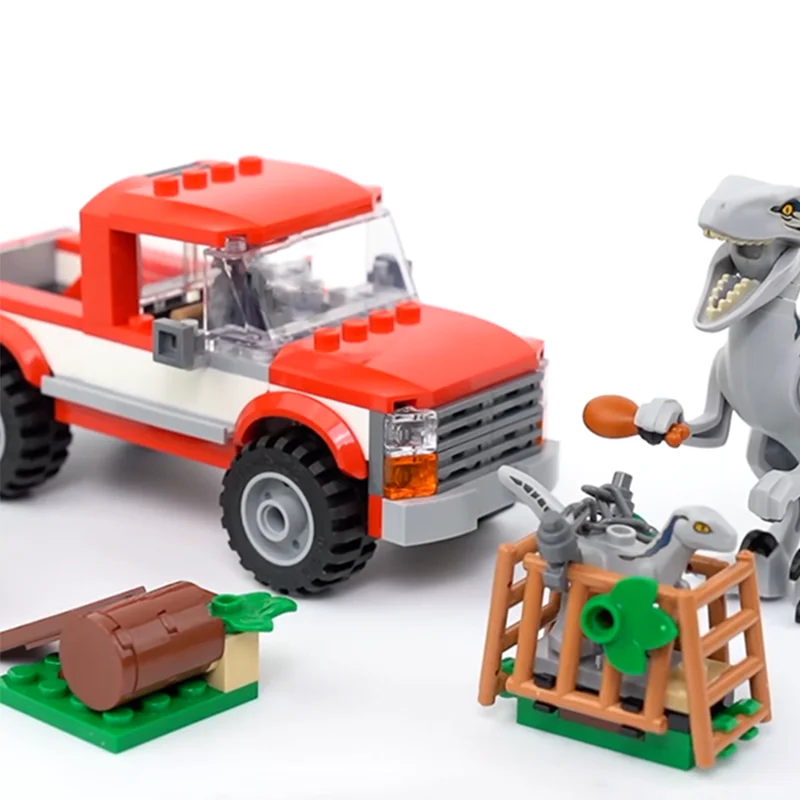 

Совместимые наборы для третьих вечеринок, серия «Мир динозавров», строительные блоки, аресты, велоцираптор, сборка, игрушки для детей ﻿