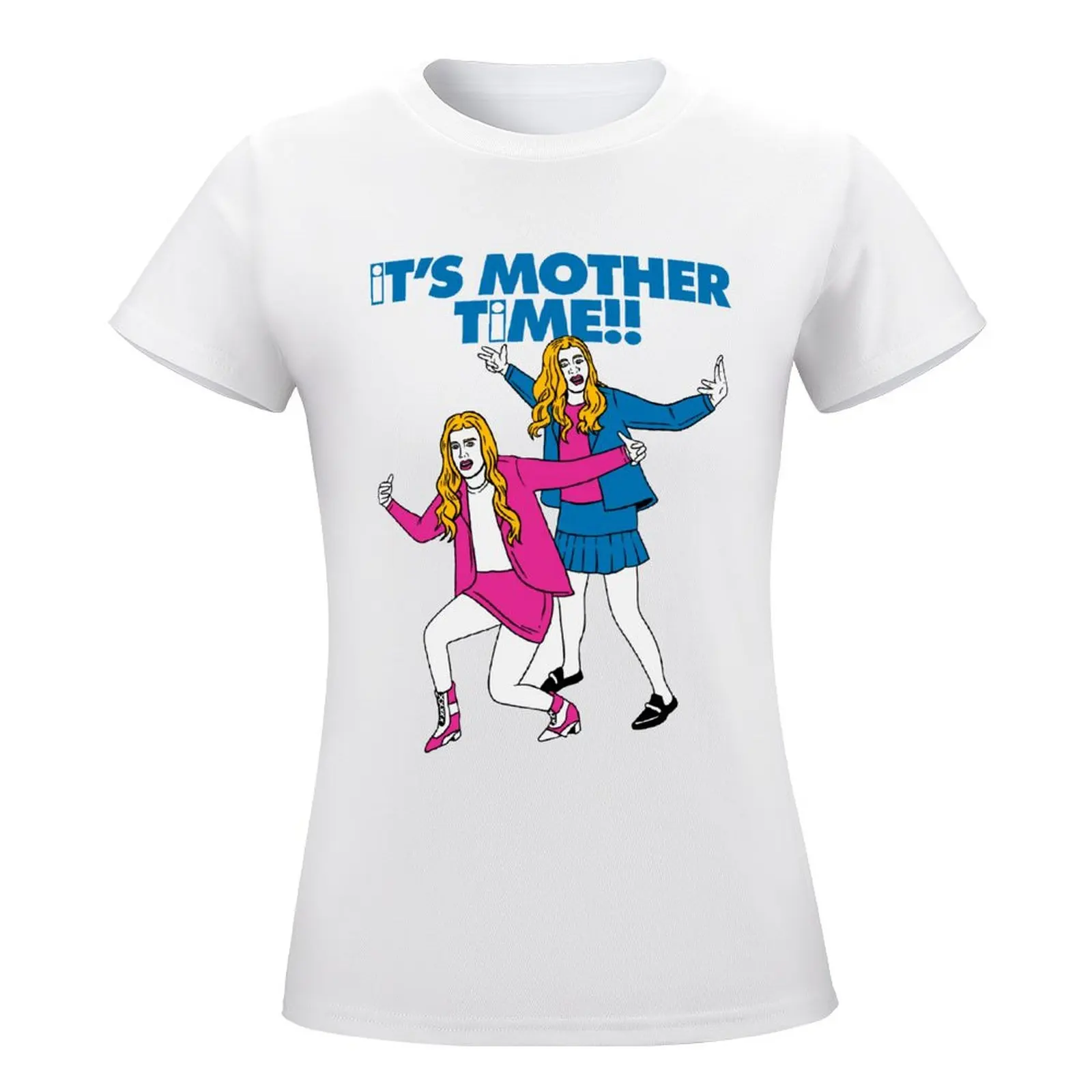 Crewneck Mother's Day IT S MOTHER TIME Men's Ringer AR T-shirt  Sport Tshirt Funny Geeky Fitness