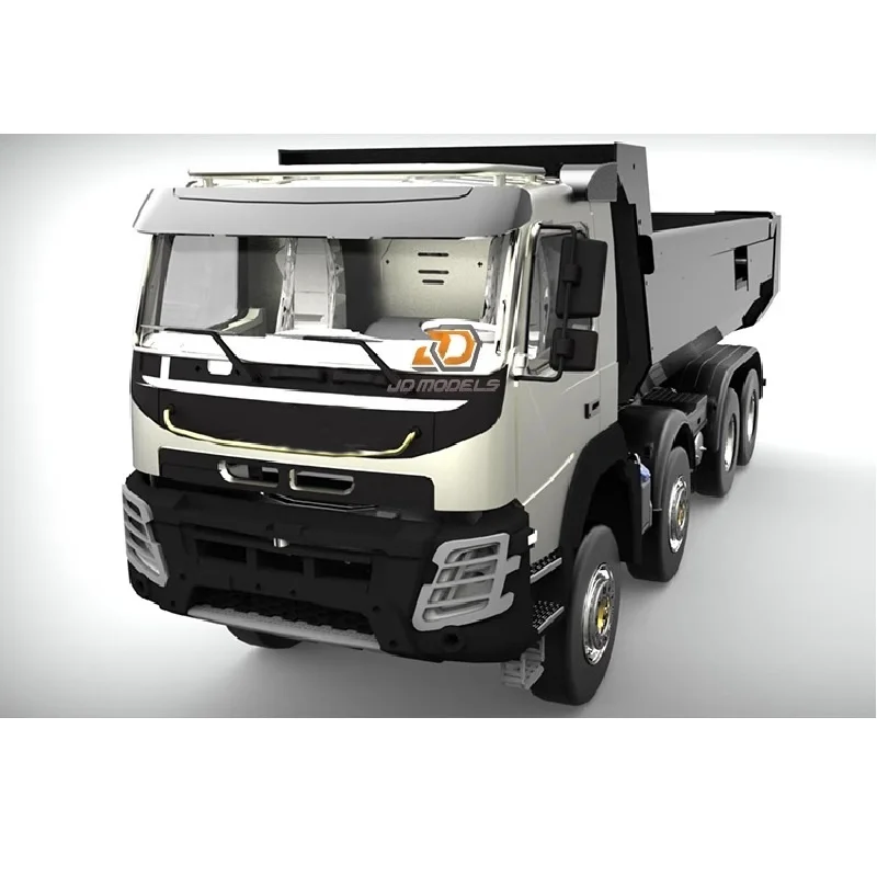 

1:14 Car Shell Dark Head. The Car Cab Is Fmx Static Dot Model JDM-110 Suitable For Tamiya Lesu Lxy Scaleclub Model Accessories