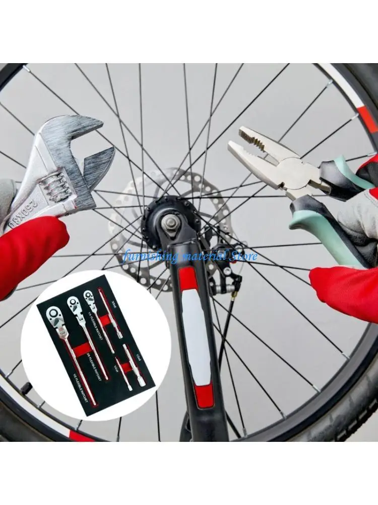 

Y5GD 6 Piece Mechanics Tool Ratcheting Wrench 3 Extension Rod Included Upgrades