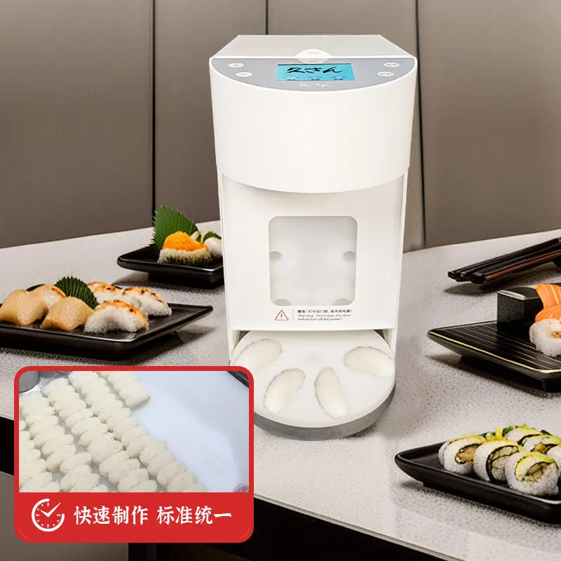 Commercial fully automatic sushi rice ball machine, sushi forming machine for restaurants and Japanese food shops