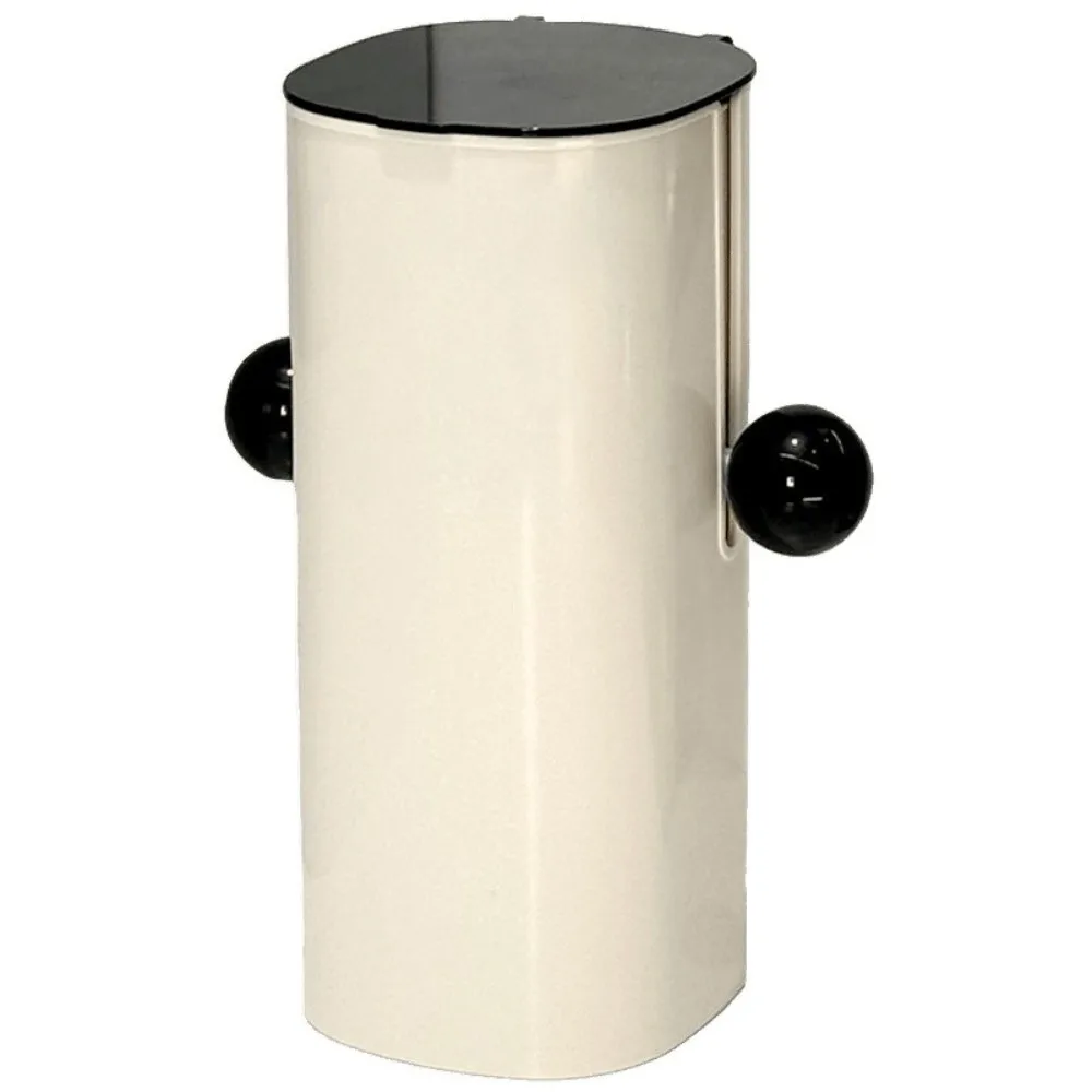 Large Capacity Automatic Lifting Makeup Brush Holder Dustproof with Lid Makeup Brush Storage Tube Waterproof Press Type