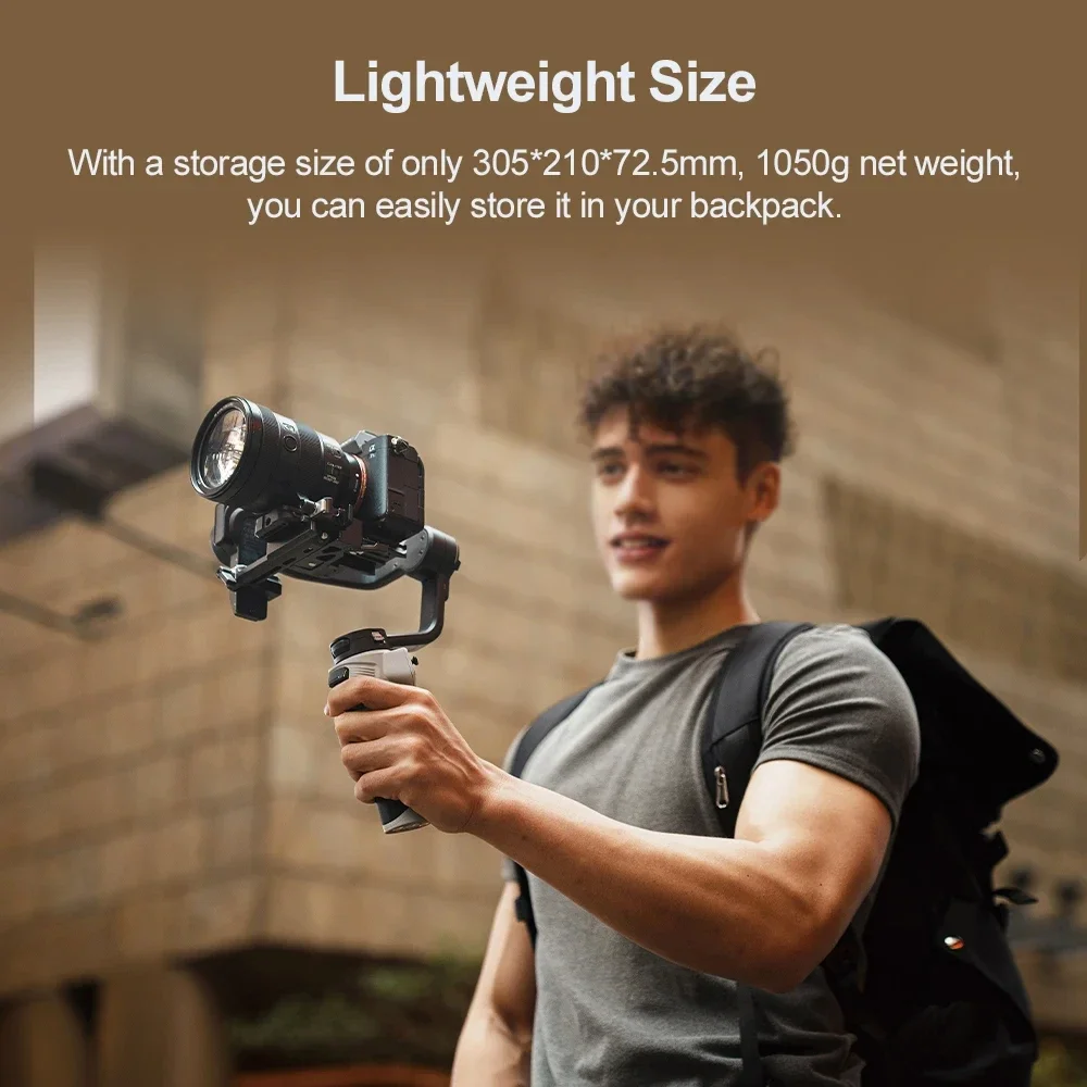 ZHIYUN CINEPEER WEEBILL 3E Estabilizador de cámara de cardán de mano de 3 ejes Bluetooth 5.0 para cámaras DSLR sin espejo