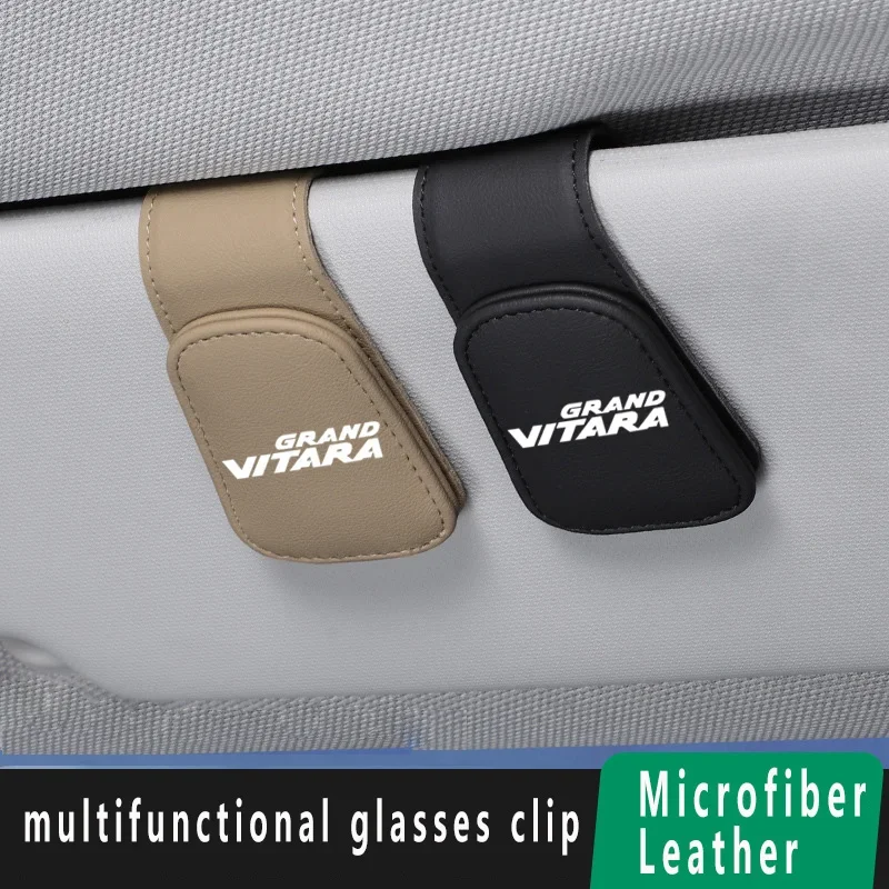 Car Eyeglass Holder Glasses Storage Clip For Suzuki Grand Vitara Auto Sunglasses Holder Interior Multifunction Accessories