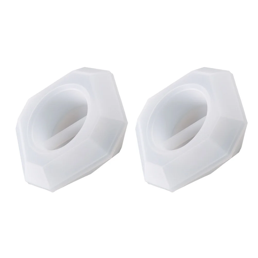 

2Pcs Crystal Epoxy Mold Art Holders Silicone Candlestick Molds for Diy Crafts Resin Jewelry Accessories Lightweight